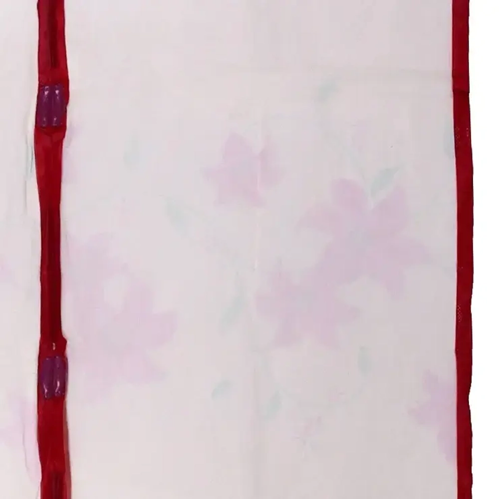 Сетка антимоскитная дверная на магнитах 100*210см «Арианна» бордовая ДоброСад