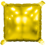 Шар фольгированный Квадрат 40 см (Золотой)