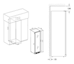 Шкаф винный Temptech Elegance E1000DRB-24
