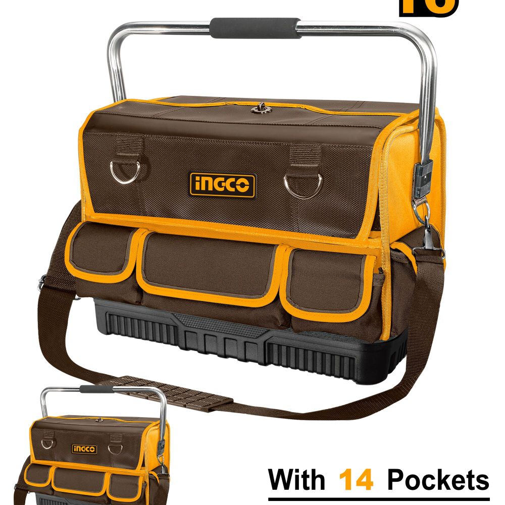 Сумка для инструментов 14 карман INGCO HTBGL05 INDUSTRIAL