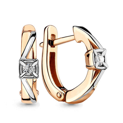 942050к Серьги из Золота с бриллиантами