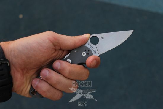 Складной нож Spyderco Para 3 Dark Gray Maxamet C223GPDGY c клинком из стали Maxamet, рукоять G10