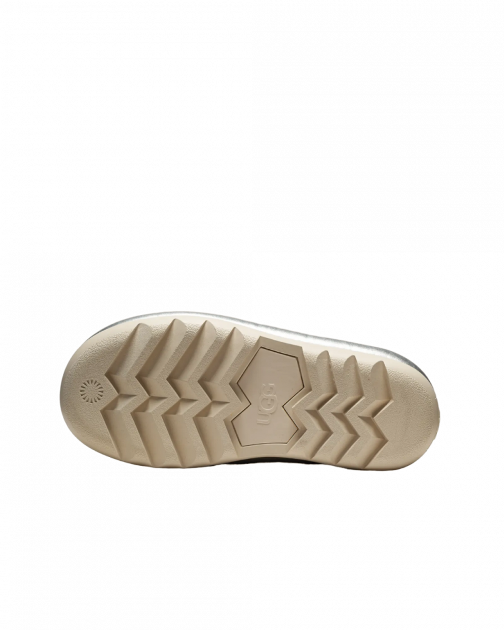 UGG MAXI HERITAGE BRAID CLOG SILVER