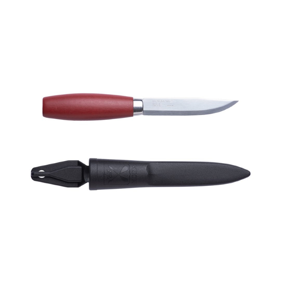 Нож Morakniv Classic No 1/0, углеродистая сталь, рукоять из березы, цвет красный