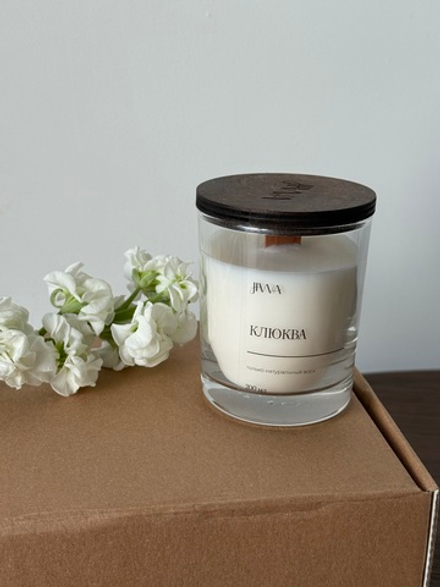 Свеча натуральная ароматическая JIWA 200 мл - Клюква