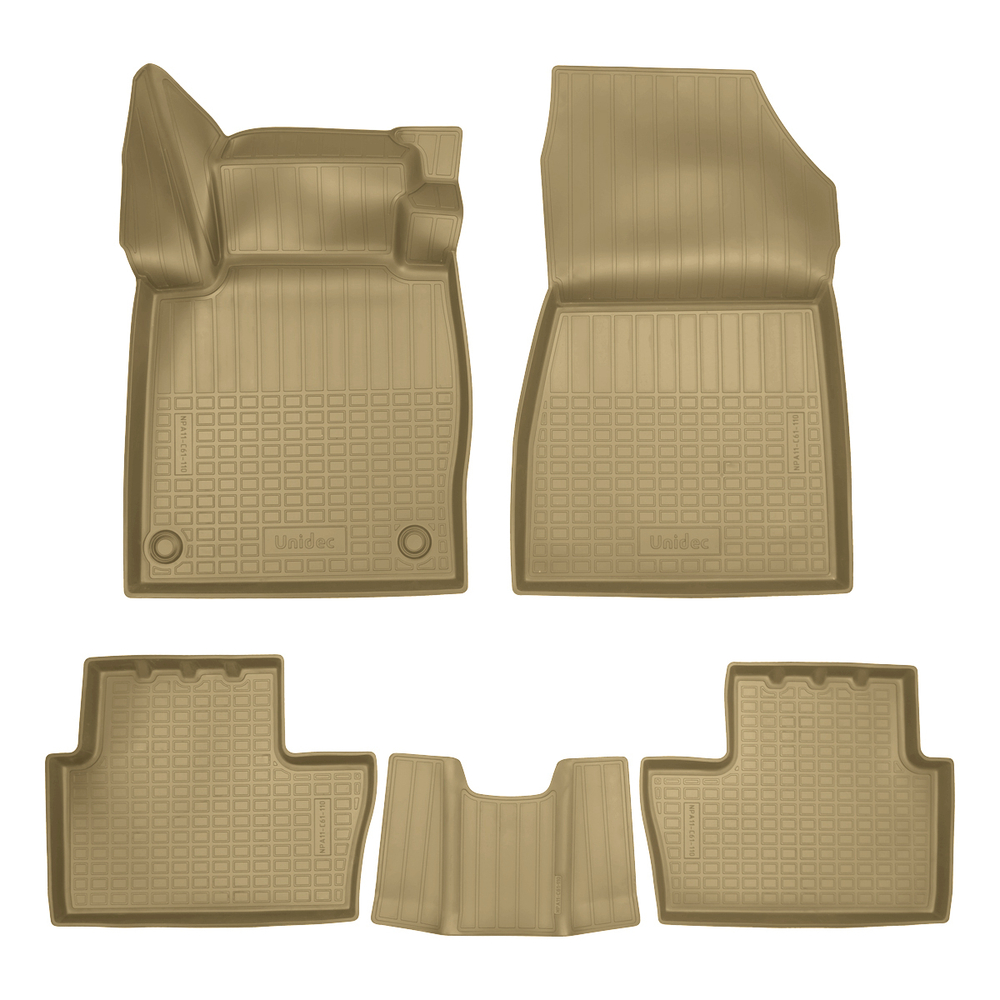Ковры в салон Norplast/Unidec для Nissan Juke II (2019-), Бежевый, арт.NPA11-C61-110-B