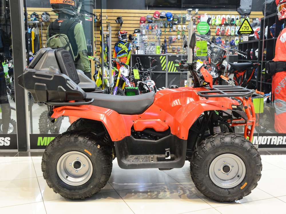 Квадроцикл IRBIS ATV250 красный (ПСМ) + кофр GKA (TESSERACT)
