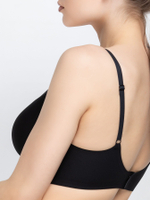 Бесшовный бюстгальтер с регулируемыми бретелями (Размер: S) (Цвет: бежевый)