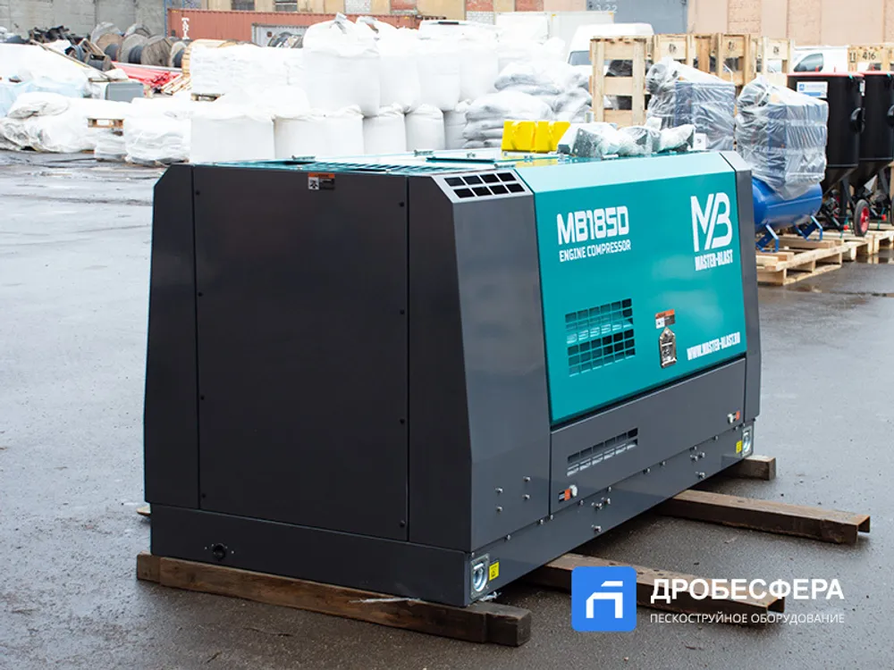 Дизельный винтовой компрессор MASTER BLAST MB185D+ АС