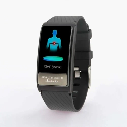 Health Band Pro №10 браслет здоровья с режимом Холтера, чёрный