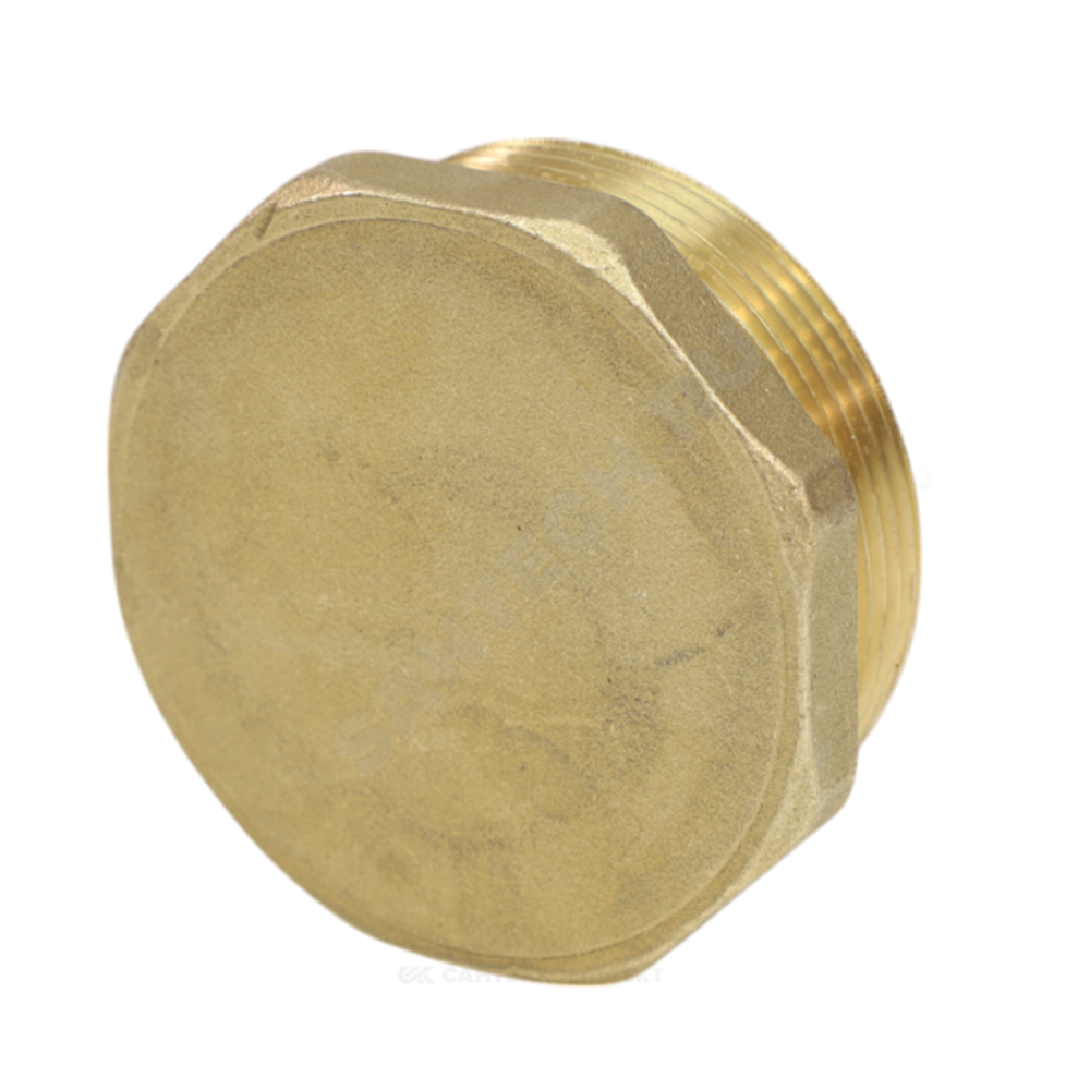 Заглушка латунь Ду 40 (1 1/2") НР VALFEX VF.583.L.112