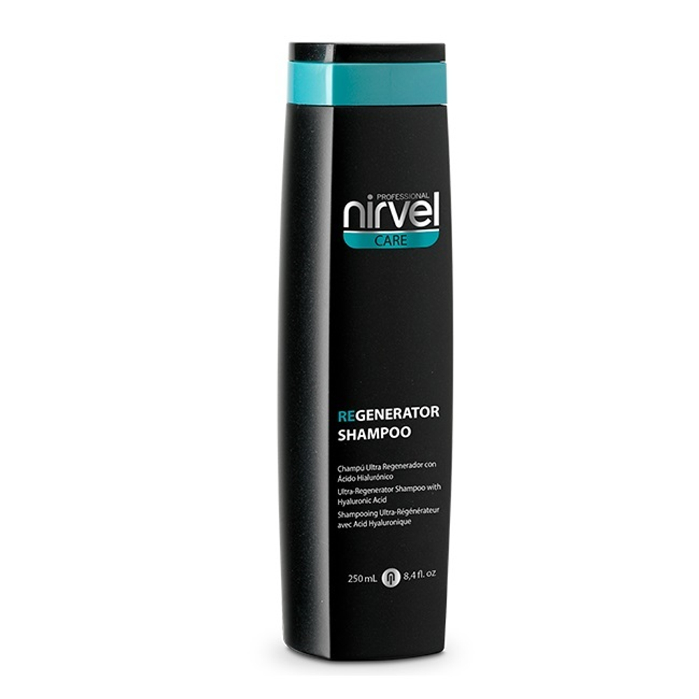 Бессульфатный восстанавливающий шампунь с Гиалуроновой Кислотой Nirvel Regenerator Shampoo 250мл
