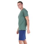 Мужская пижама зеленая с синими шортами Bugatti 56028/3601 631