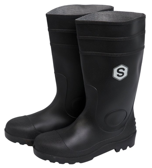 Рабочие сапоги ПВХ с МП черные 43 Samtools