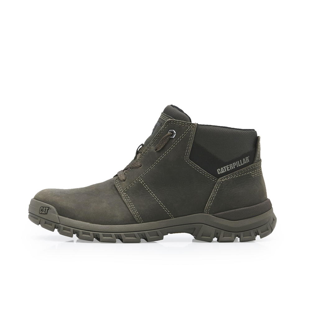 CAT Work Boots Men"s High top Gray