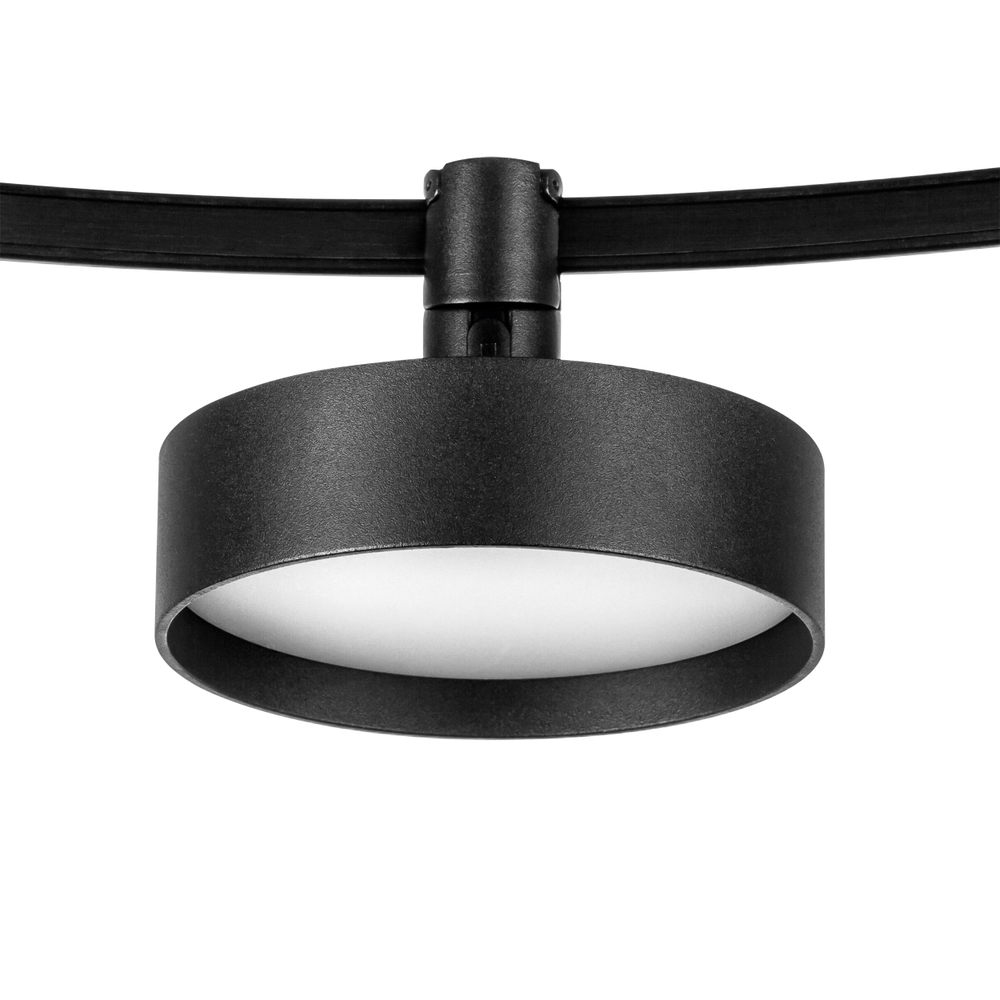 207437 Светильник 48V д/1-фазн трека DUE LED 12W 630LM 100G ЧЕРНЫЙ 3000K IP20