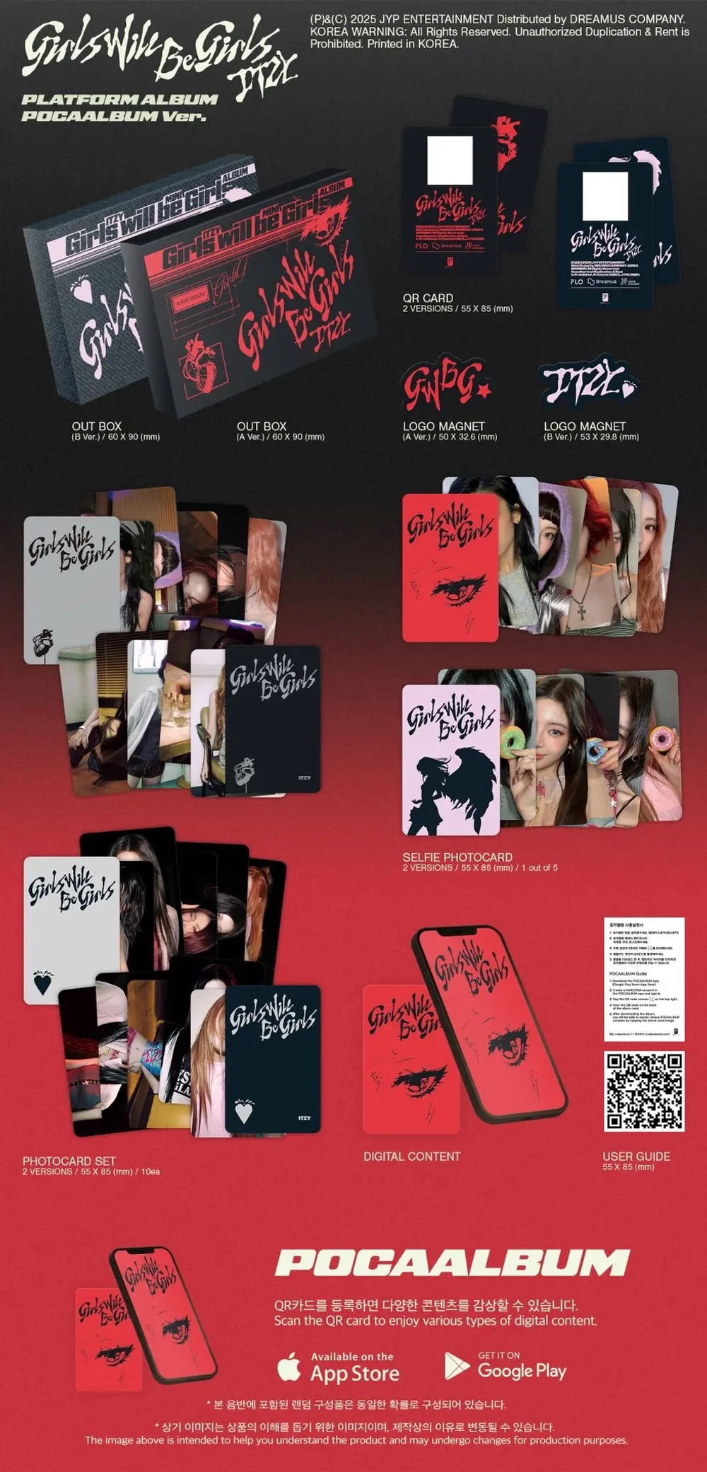 Альбом ITZY - Girls Will Be Girls [PLATFORM ALBUM - POCAALBUM]