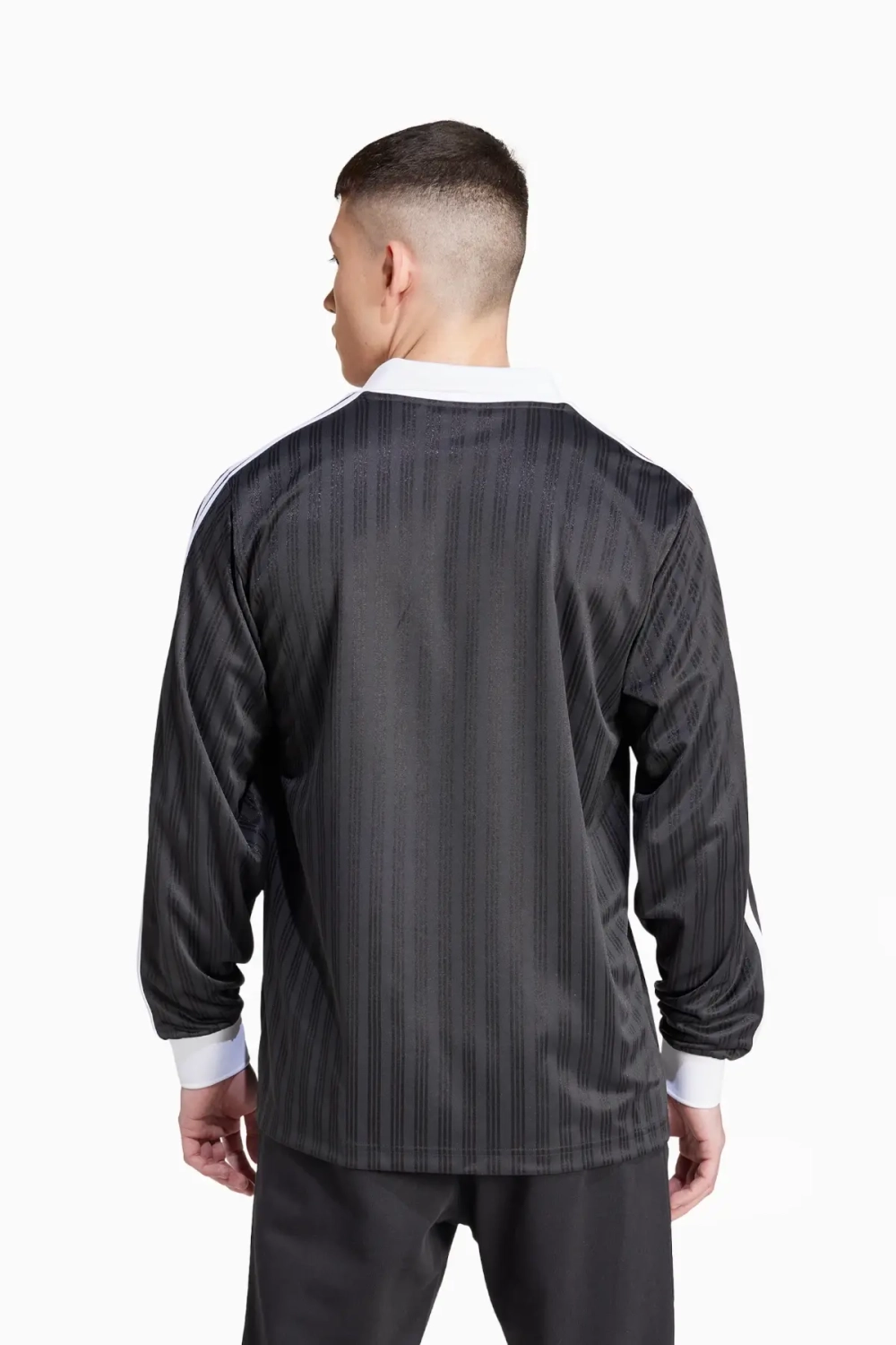 Футболка adidas Adicolor Piqué Football LS - черный