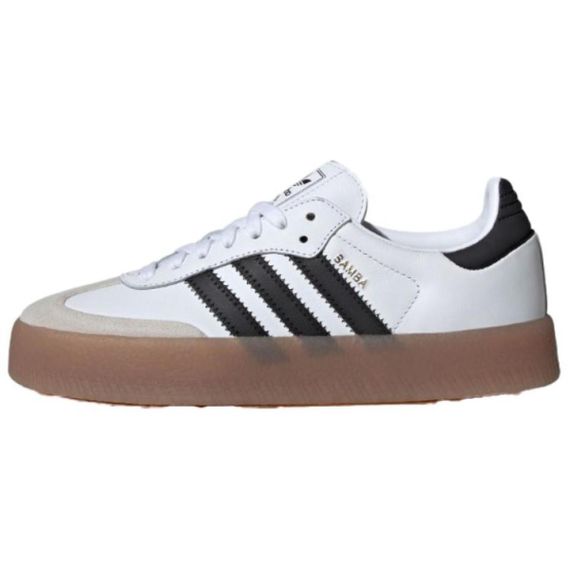 Кроссовки adidas originals SAMBAE для скейтборда Низкие Белые/Черный цвет. 1 Унисекс