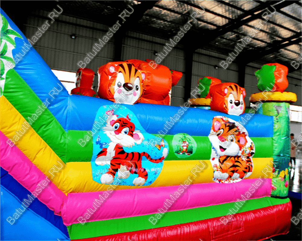 Коммерческий надувной батут "Тигриная страна мини"