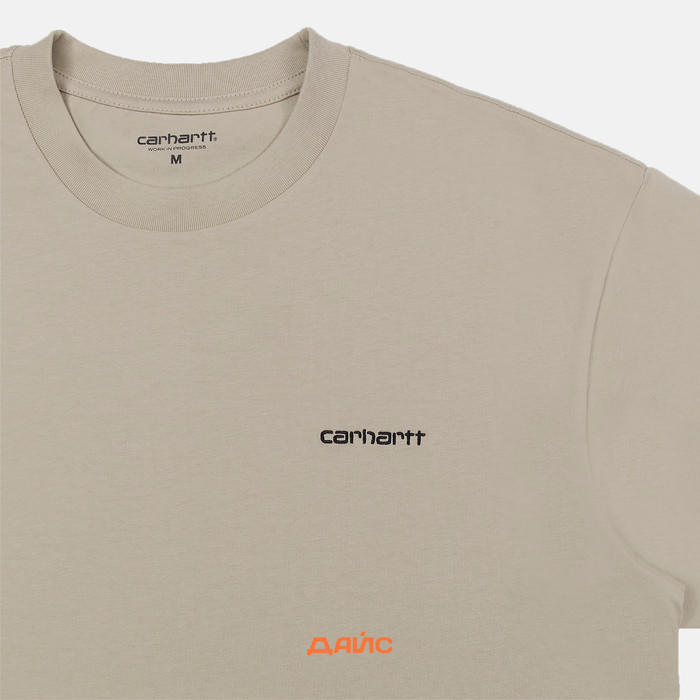 Футболка мужская Carhartt WIP Script Embroidery артикул:I030435_wall - купить в магазине Дайс