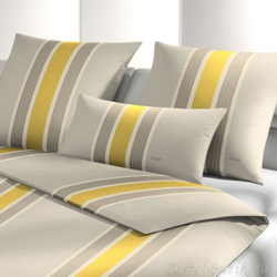 Наволочка 70x70 JOOP! Fashion Stripes желтая Германия