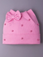 Шапка для девочки осенняя с ушками