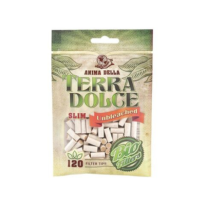 Фильтры для сигарет "Terra Dolce" 6mm Slim Unbleached 120шт