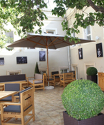 Зонт профессиональный телескопический Ø5 м Scolaro Palladio Telescopic, натуральный, слоновая кость