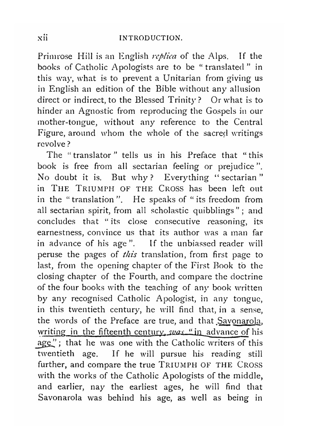 The triumph of the cross | Girolamo Savonarola