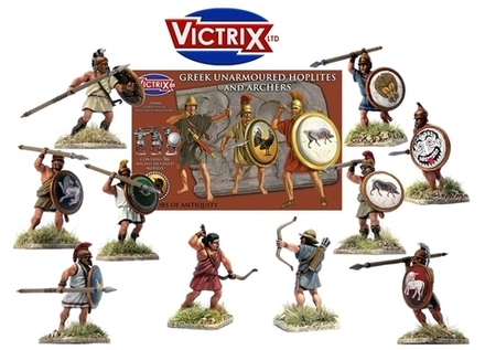 Greek Unarmoured Hoplites and Archers