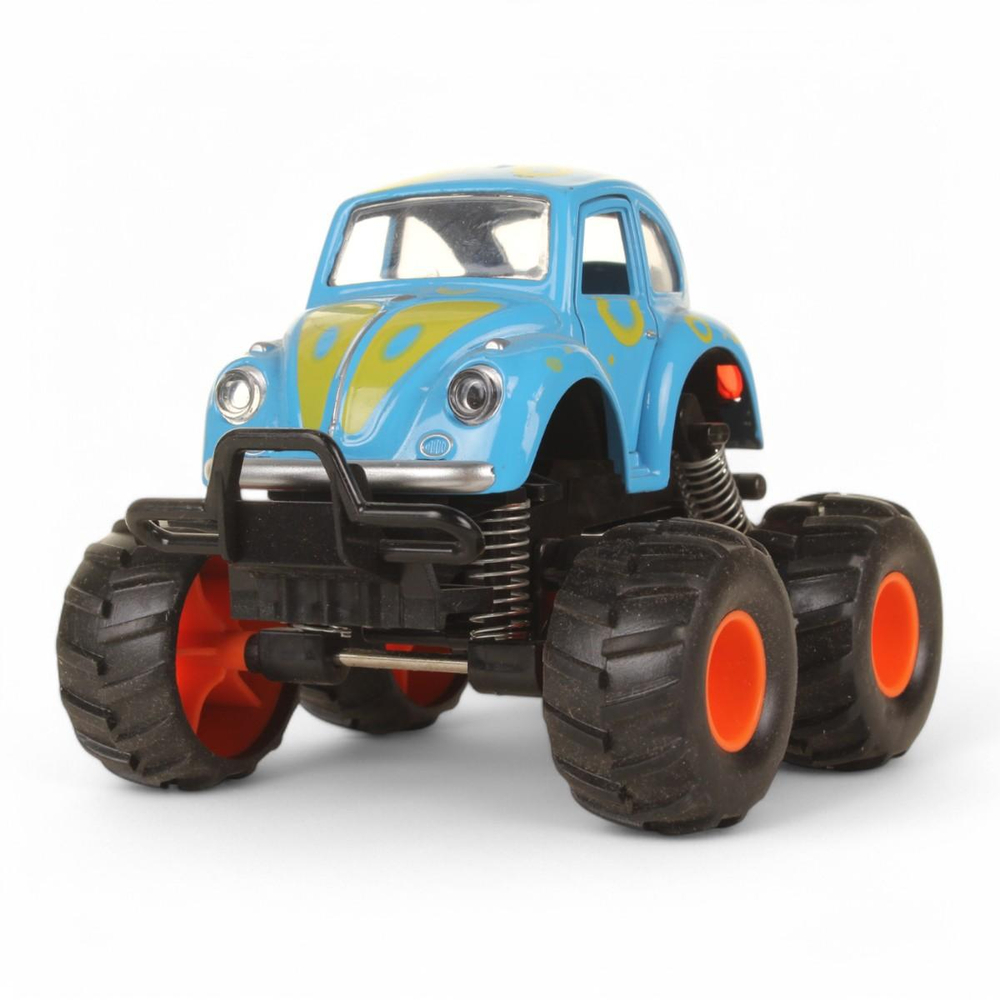 Модель ин. мет. "Монстр Джип" 11,5см, синий откр двер, рессоры,коробка (Технопарк)