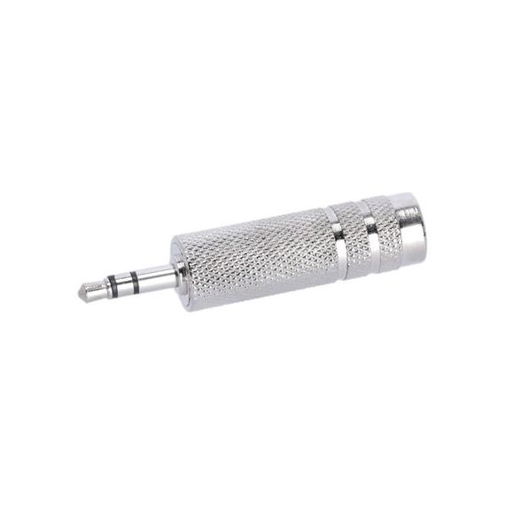 Adam Hall K4AJF3MM3METAL - адаптер TRS (jack) mono 6.3 mm (F) - TRS (jack) mono 3.5 mm (F), металлич
