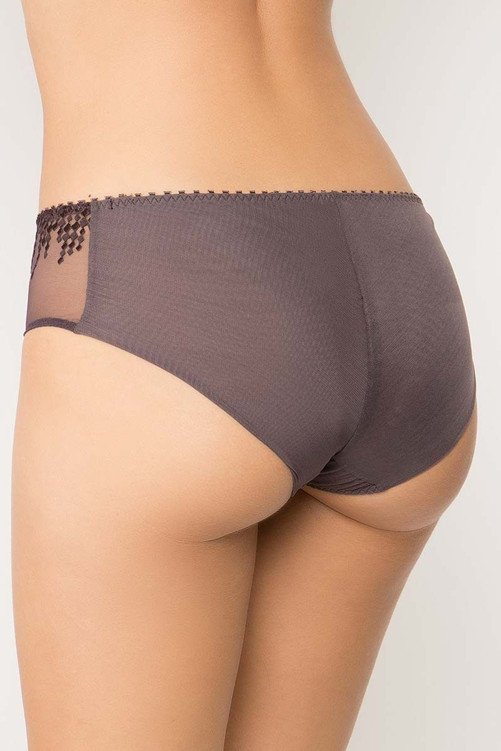 Трусы-шорты Jane с полупрозрачными вставками по бокам (Размер: 46) (Цвет: фиолетовый)