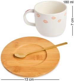 MUG-399/1 Чайная пара «Скучаю по тебе'