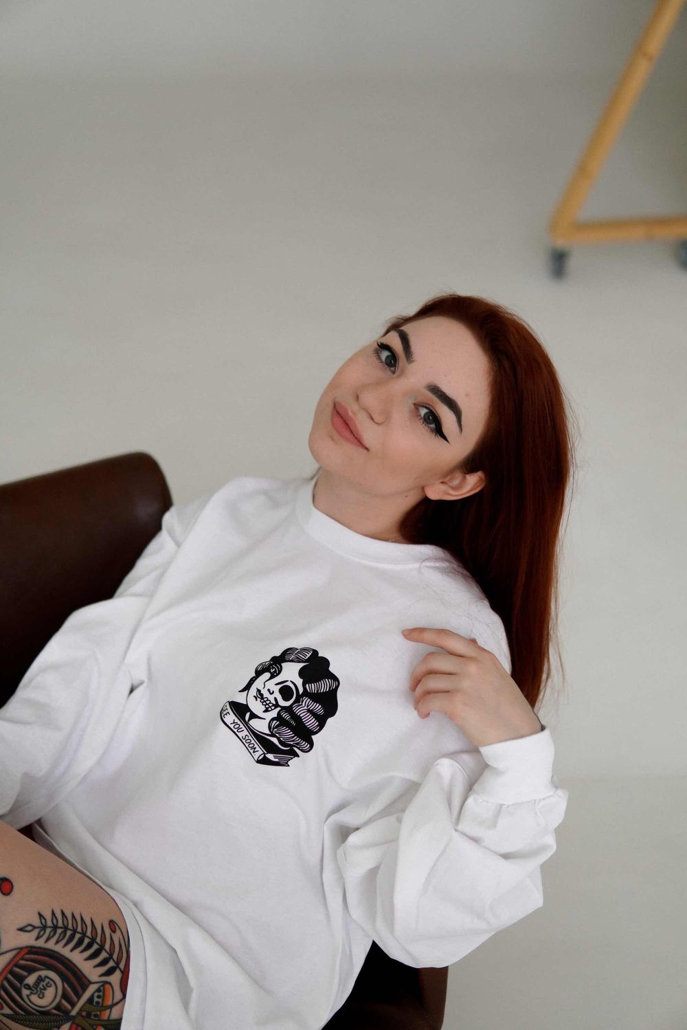 Лонгслив Old Lizard See You Soon Белый