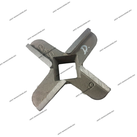 Нож для мясорубок Bosch 4-х гранный, конусная посадка 9,4x9,4/11,4x11,4мм, D-45мм (аналог 020468)