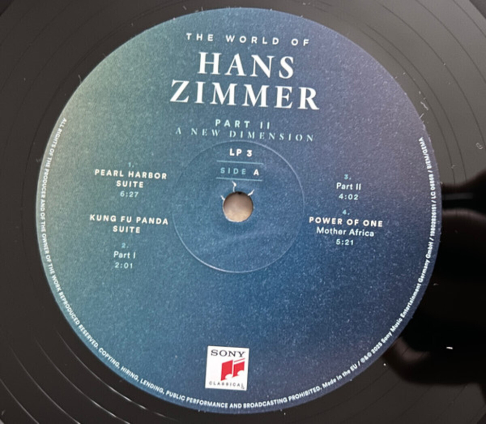Hans Zimmer / The World Of Hans Zimmer (Part II)(A New Dimension)(3LP)
