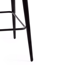 Стул полубарный CHILLY (mod. 7095пб ) ткань/металл, 53x44x94 см, высота до сиденья 66 см, темно-серый barkhat 14/черный (Комплект из 2 шт.)