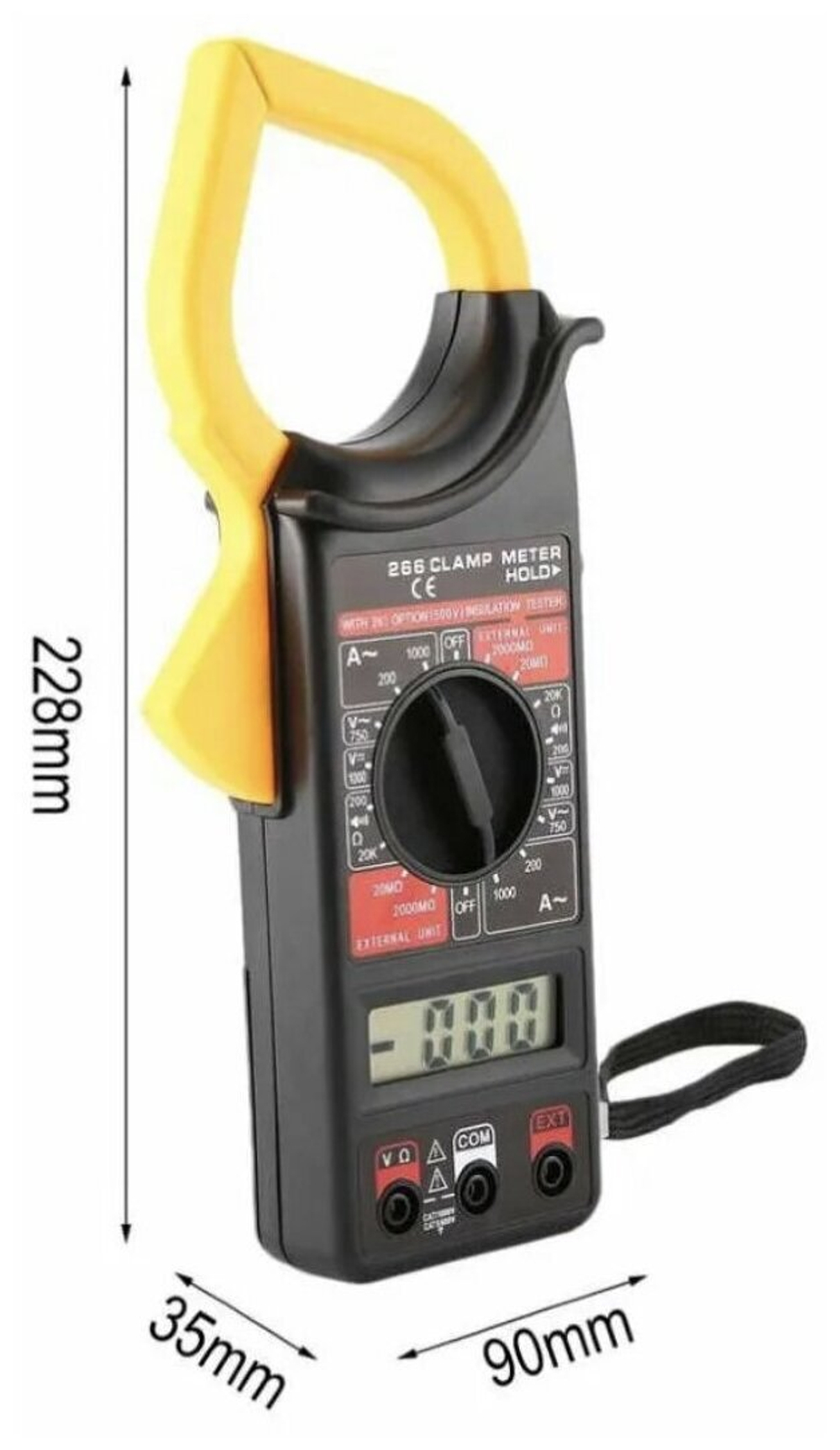 Мультиметр цифровой "Клещи" DT-266