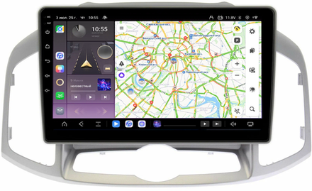 Магнитола для Chevrolet Captiva 2011-2015 - Kuberg QLed, Android 13, TS20, CarPlay, SIM-слот