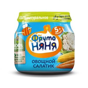 ПЮРЕ ФРУТОНЯНЯ ОВОЩНОЙ САЛАТИК 80ГР