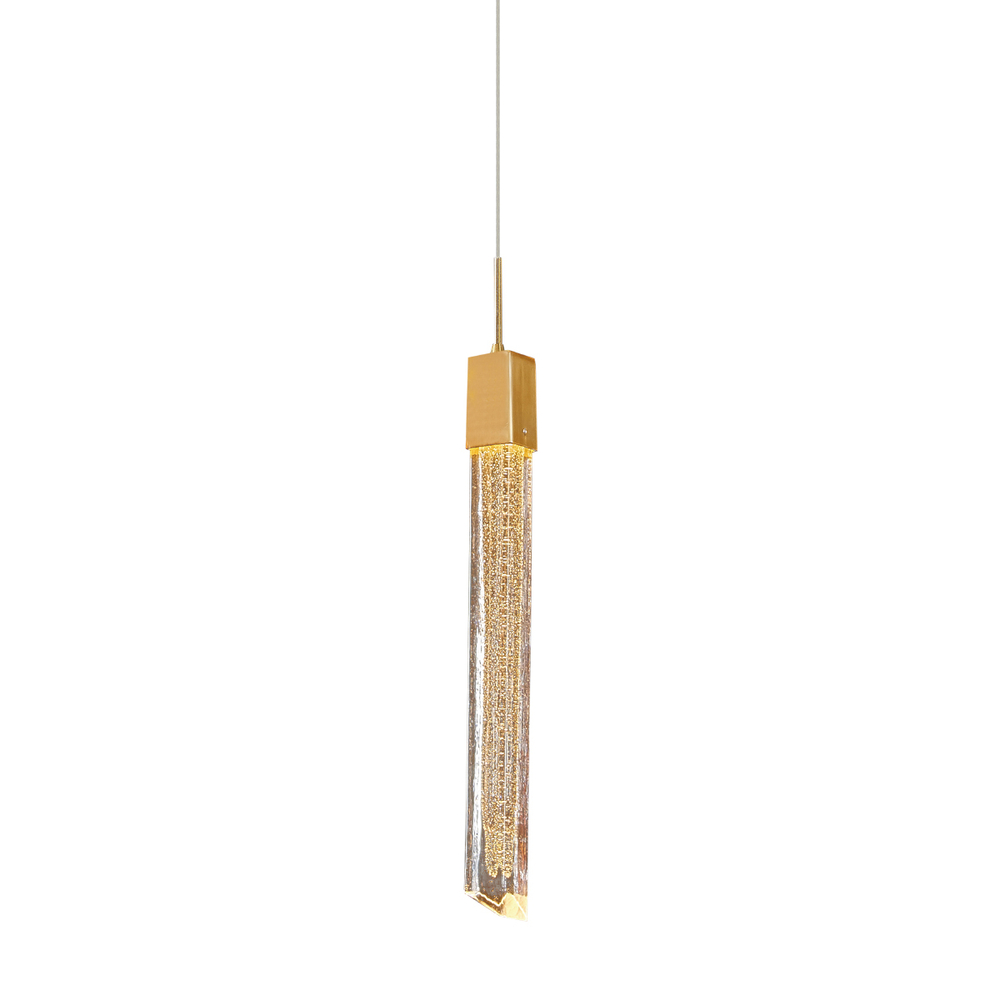 Подвесной светильник OD2510-1 gold/smoky