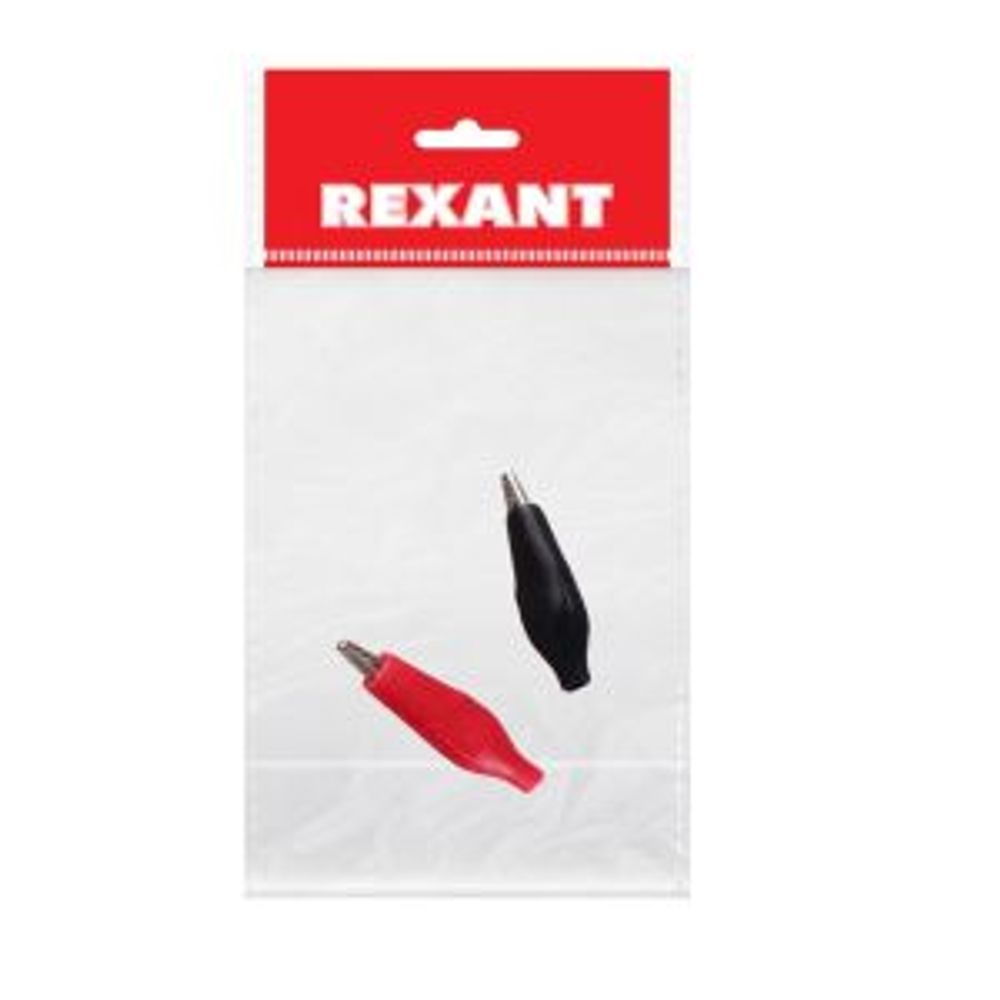 Зажим «Крокодил» 5А, 40мм, в изоляторе REXANT