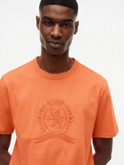 Футболка Tommy Hilfiger Laurel Leaf Logo Garment-Dyed Paradise Lily