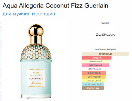 Guerlain AQUA ALLEGORIA COCONUT FIZZ 75ml (duty free парфюмерия)
