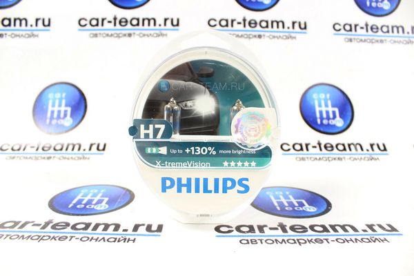 Автолампы "Philips" H7 55W-12V X-Treme+130% 12972XV+S2