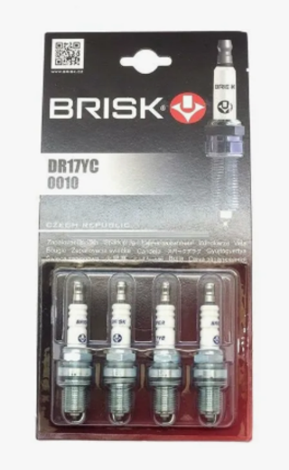 Свечи BRISK EXTRA 2112 16кл.3-х конт. ОРИГИНАЛ #DR17YC