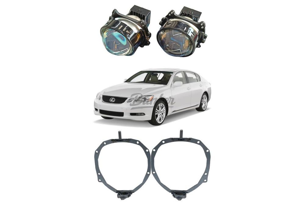 Комплект для замены штатных линз с AFS Lexus GS III 2004-2011