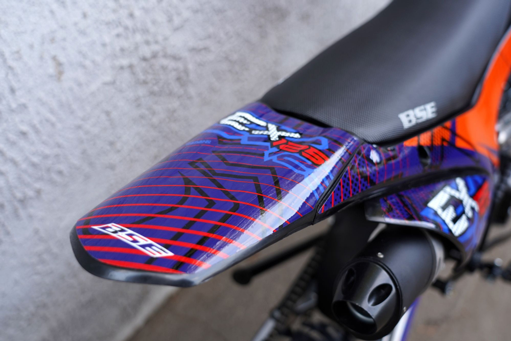 Питбайк BSE EX 17/14 Blue Orange Ant